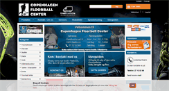 Desktop Screenshot of copenhagenfloorballcenter.dk